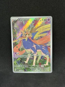 Pokemon-Zacian 100/094 Phantasmal Flames Illustration - Image 1