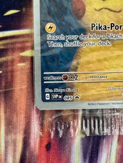 PIKACHU VAN GOGH WITH GREY FELT HAT SVP EN 085 PROMO POKEMON CARD-SEALED - Image 4