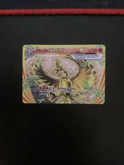 Pokemon TCG XY Promo Ho-Oh Break XY154 LP - Image 1