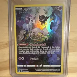 Pokemon Mew Full Art Ultra Rare Holo Crown Zenith Galarian Gallery GG10/70 - Image 1