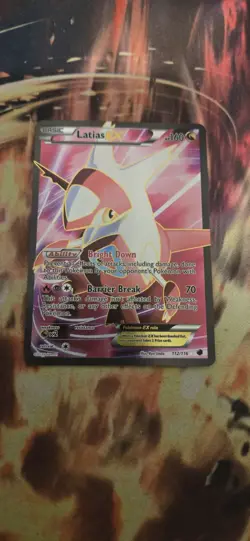 Latias EX 112/116 Pokemon Plasma Freeze Full Art 2013 Mint Same Day Ship Read - Image 1