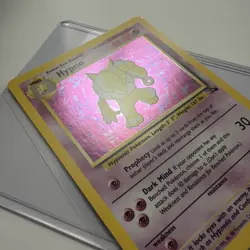 Pokemon TCG Hypno Fossil Holo Card 8/62 Unlimited Rare - Image 3