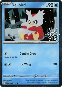 Delibird (Holiday Calendar, #046/193) Miscellaneous Cards & Products NM Pokemon - Image 1