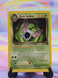 Pokemon TCG Team Rocket Card | Dark Golbat 24/82 Rare - Image 1