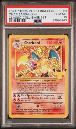 [PSA 10] Sequential Celebrations Charizard, Venusaur, Blastoise Pokemon - Image 4