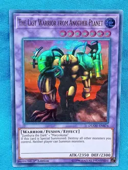 YuGiOh Cards - The Last Warrior from Another Planet - DUOV-EN076 **Near Mint** - Image 1