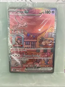 Mew ex SVP 053 Pokemon TCG Scarlet Violet 151 Black Star Promo Full Art SEALED - Image 1