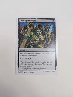 MTG - Culling the Weak (White Border) - Mystery Booster 2 (MB2) NM/M Condition - Image 1