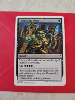 Culling The Weak Magic The Gathering Mystery Booster 2 White Border NM - Image 1