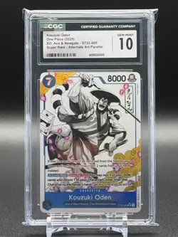 One Piece Kouzuki Oden ST22-005 Super Rare Alt Art Parallel CGC 10 - Image 1