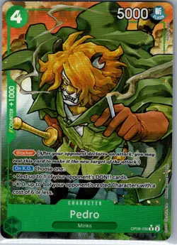 Pedro (Alt Art) OP08-030 English Two Legends - One Piece Card - NM - Image 1