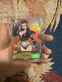 Bandai One Piece Card Game Nico Robin ST29-009 Alternate Art - Image 1