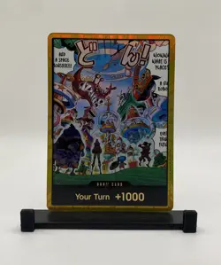 ONE PIECE TCG CARD - Egghead OP14-EB04 Gold Don!! Azure Sea's Seven ENGLISH - Image 1