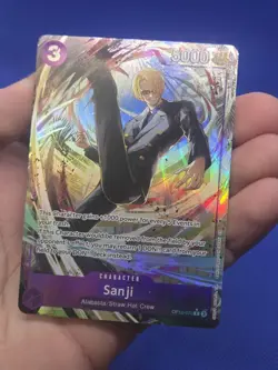 One Piece Legacy of the Master Sanji OP12-070 Alternate Alt Art Rare NM - Image 2