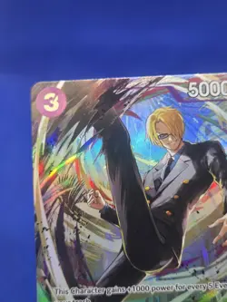 One Piece Legacy of the Master Sanji OP12-070 Alternate Alt Art Rare NM - Image 3