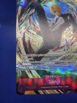 One Piece Legacy of the Master Sanji OP12-070 Alternate Alt Art Rare NM - Image 5