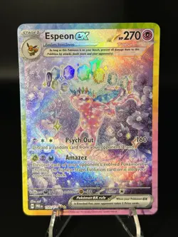 Pokemon TCG Espeon ex 155/131 - Sv: Prismatic Evolutions SIR Holo English NM - Image 2