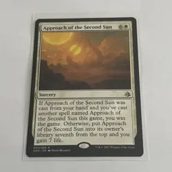 1x APPROACH OF THE SECOND SUN - Amonkhet - MTG - Magic the Gathering - Image 1