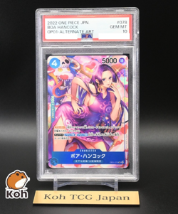 PSA 10 Boa Hancock Romance Dawn OP01-078 Japanese One Piece Card 2022 - Image 1