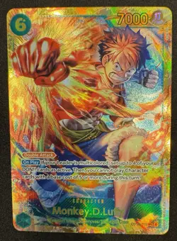 One Piece Monkey D. Luffy Card Game OP13-118, Carrying On His Will - Image 1