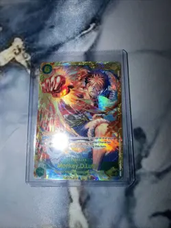 Monkey.D.Luffy Secret Rare - Carrying On His Will #OP13-118 SEC One Piece TCG - Image 1