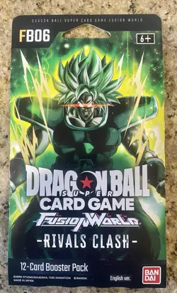 Dragon Ball Super FB06 Fusion World Rivals Clash 12 Card Booster-English - Image 1