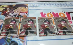 HOUSHOU MARINE X 4 FOIL PR HOLOLIVE OCG ENGLISH - Image 1