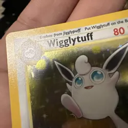 Wigglytuff Jungle Set Pokemon Card 16/64 Unlimited Holo Rare 2000 - Image 5