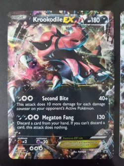 Krookodile EX XY25 Zygarde EX XY151 Black Star Promo Holo Pokemon TCG Card XY NM - Image 2