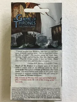 Game of Thrones The Card Game TCG Reach of the Kraken Chapter Pack LCG - Image 2