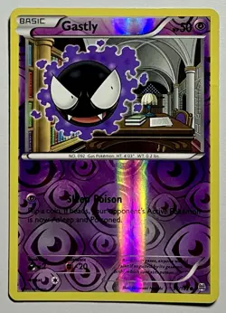 Gastly 58/162 (HP) Reverse Holo XY Series: BREAKthrough 2016 Pokemon Card - Image 1