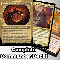 Sauron, the Dark Lord Commander Deck EDH 100 Magic Cards Custom Deck MTG Orcs - Image 1
