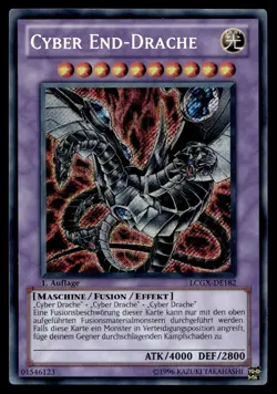 CYBER END DRAGON LCGX-DE182 RARE DUELIST LEAGUE 17 PARTICIPATION CARDS YU-GI-OH - Image 1