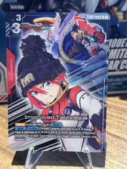 GUNDAM CARD GAME GD03-109 IMPROVED TECHNIQUE (R+) FOIL - STEEL REQUIEM - Image 1