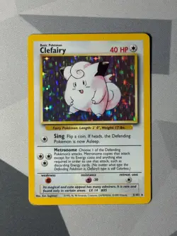 Pokemon Cards Clefairy 5/102 Base Set Rare - Image 1