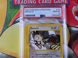 Meowth 121/165 Expedition Base Set PSA 10 GEM MT Pokemon Card - Image 3