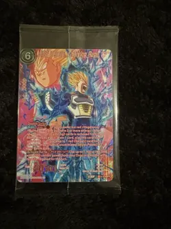 Dragon Ball Super Card Game SS2 Vegeta, Charging Rage Series 24 Booster BT24-013 - Image 1