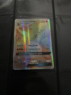 Rainbow Charizard GX Burning Shadows Secret Rare Card 150/147 - Image 1