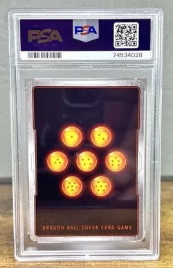 Preemptive Strike Dragon Ball Super Card Game Anniversary Box Foil Vegeta PSA 10 - Image 2