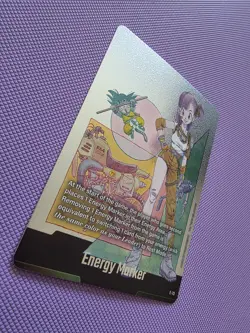 Dragon Ball Super Card Game Fusion World SB02 Energy Marker E-73 Bulma/Kid Goku - Image 3
