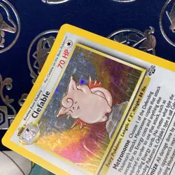 Pokemon TCG Clefable #1/64 Jungle Set Unlimited Holo Rare WOTC VTG 1999 LP - Image 4