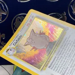 Pokemon TCG Clefable #1/64 Jungle Set Unlimited Holo Rare WOTC VTG 1999 LP - Image 5