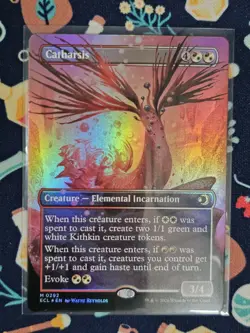 Catharsis (Borderless) Lorwyn Eclipsed Foil Near Mint 292 - Image 1