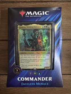 Faceless Menace Commander Deck Magic The Gathering 2019 Brand New Factory Sealed 630509892563 - Image 1