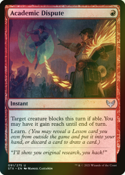MTG Academic Dispute Foil ** Strixhaven: School of Mages ** English - Image 1