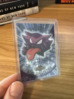 2000 Topps HOLO Pokemon Tv Animation Edition Blue Foil Card #93 Haunter - Image 2
