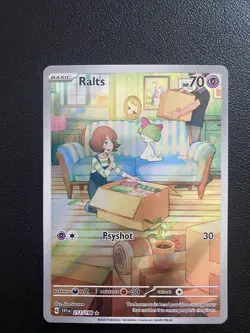Pokemon TCG Ralts 211/198 Scarlet & Violet Base Set Special Illustration - Image 1
