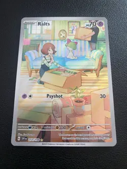 Pokemon TCG Ralts 211/198 Scarlet & Violet Base Set Special Illustration - Image 2