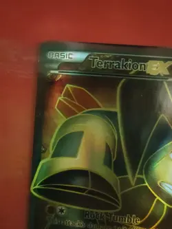 Pokemon TCG Terrakion EX Full Art 121/124 Dragons Exalted NM - Image 2