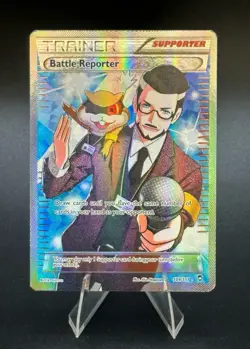 Battle Reporter (Full Art) *HOLO* Ultra Rare XY - Furious Fists 109/111 Pokemon - Image 1
